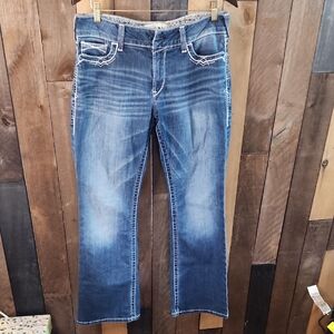 Ariat R.E.A.L Denim Mid Rise Bootcut. Size 33 Waist. Womens